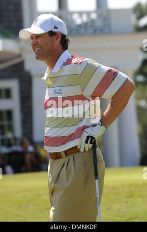 Sep 14, 2009 - Wilmington, North Carolina; USA - Golf Professional LEE JANZEN, die ist ein zwei Mal, dass das 3. jährliche Coastal christlichen High School Golf-Turnier US Open Champion beteiligt, die stattfand im Cape Fear Country Club befindet sich in Wilmington.  Copyright 2009 Jason Moore. (Kredit-Bild: © Jason Moore/ZUMA Press) Stockfoto