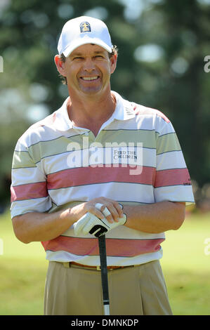 Sep 14, 2009 - Wilmington, North Carolina; USA - Golf Professional LEE JANZEN, die ist ein zwei Mal, dass das 3. jährliche Coastal christlichen High School Golf-Turnier US Open Champion beteiligt, die stattfand im Cape Fear Country Club befindet sich in Wilmington.  Copyright 2009 Jason Moore. (Kredit-Bild: © Jason Moore/ZUMA Press) Stockfoto