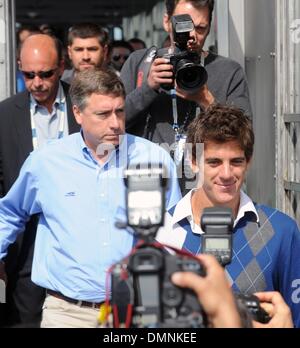 Sep 15, 2009 - Manhattan, New York, USA - U.S. Open-Champion JUAN MARTIN DEL POTRO tourt das Empire State Building.  (Kredit-Bild: © Bryan Smith/ZUMA Press) Einschränkungen: * New York City Zeitungen Rechte heraus * Stockfoto
