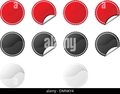 Sammlung von Tags Stock Vektor