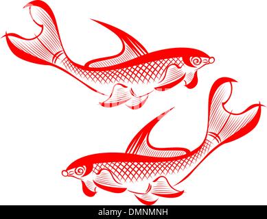 Fisch-Abbildung Stock Vektor