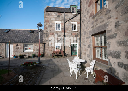 Aberdeen Footdee Fitee Erhaltung Fischerdorf wiederhergestellt Stockfoto