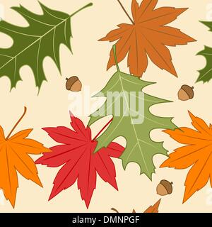 Herbst nahtlose Hintergrund Stock Vektor