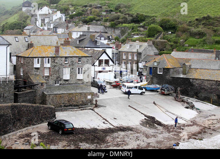 Dreharbeiten für die neue Serie von Doc Martin startete in Port Isaac, Cornwall. 21.05.2013 Stockfoto