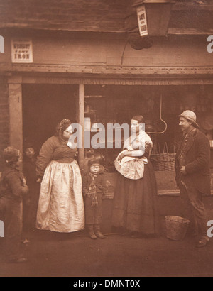 Foto zeigt "Sufferers von den Überschwemmungen in Lambeth" in der Straße leben in London buchen Stockfoto