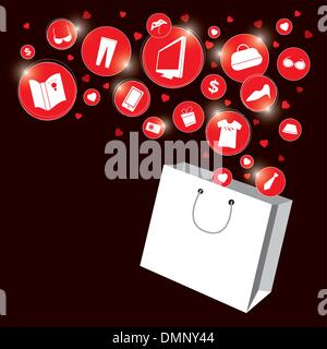Einkaufstasche Stock Vektor