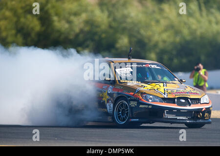 21. August 2009 - Sonoma, Kalifornien, USA - 21. August 2009: Rockstar/Hankook/Seibon Fahrer Eric O'Sullivan von Dublin in der #35 Subaru STI bei der Formula Drift-Veranstaltung '' gesperrt und geladen '', Infineon Raceway, Sonoma, CA Â © Matt Cohen / Southcreek Global 2009 (Credit-Bild: © Matt Cohen/Southcreek Global/ZUMApress.com) Stockfoto