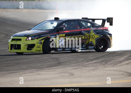 21. August 2009 - Sonoma, Kalifornien, USA - 21. August 2009: Rockstar/Hankook Fahrer Tanner Foust von Laguna Beach, CA in der #1 Scion tC auf dem Formula Drift-Event '' gesperrt und geladen '', Infineon Raceway, Sonoma, CA Â © Matt Cohen / Southcreek Global 2009 (Credit-Bild: © Matt Cohen/Southcreek Global/ZUMApress.com) Stockfoto