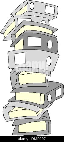 Office-Ordner Stock Vektor