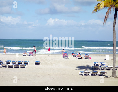 Strand in Varadero, Kuba Stockfoto