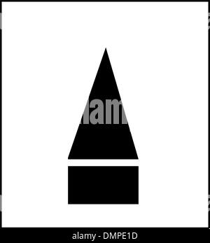 Bleistift-Symbol. Stock Vektor