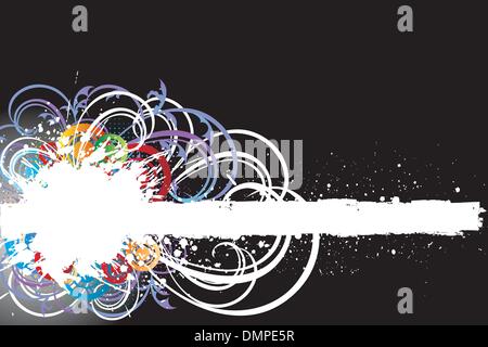 Abstrakte Farbe spritzt Hintergrund Stock Vektor