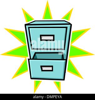 Aktenschrank Stock Vektor