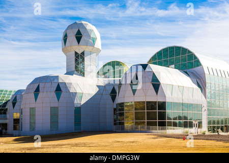 TUCSON - Dezember 01: Biosphere 2 ist eine Erde Systeme Wissenschaft Forschungseinrichtung im Besitz von der University of Arizona Stockfoto