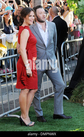 Joel Edgerton und Jennifer Garner am Welt-Premiere von "Das seltsame Leben von Timothy Green" am El Capitan Theater - Ankünfte Los Stockfoto