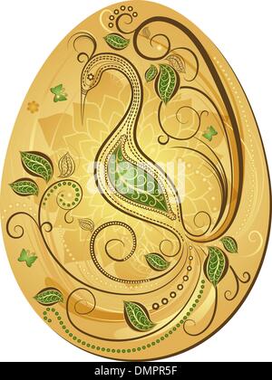 Gold Osterei Stock Vektor