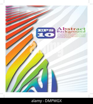 Vektor Zebra abstrakten Hintergrund Stock Vektor