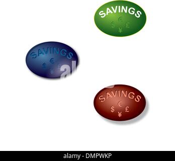 Einsparungen Stock Vektor