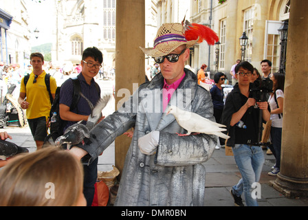 der Vogelmann in Stadtmitte Bath, Somerset, Vereinigtes Königreich Stockfoto