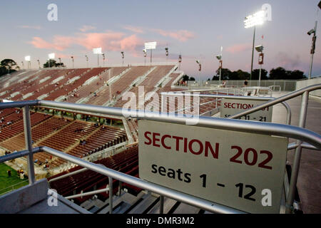 24. Oktober 2009 - Stanford, Kalifornien, USA - 24. Oktober 2009: insgesamt erschossen am Samstag im Stanford Stadium, Foster Feld. Die Stanford Cardinals geschlagen die Arizona State Sun Devils 33-14. (Kredit-Bild: © Konsta Goumenidis/Southcreek Global/ZUMApress.com) Stockfoto