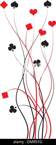 Poker, Bridge - Kartenspiel Stock Vektor