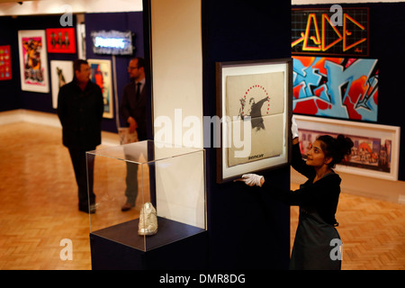 'Bonhams' anstehenden städtischen Kunst-Verkauf Stockfoto