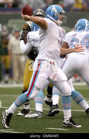 27. September 2009: Tenesse Titans # Quarterback Kerry Collins.   im Spiel zwischen den Tenesee Titanen und die New York Jets im Giants Stadium in East Rutherford, NJ. Bei der Hälfte der New England Patriots führen die New York Jets 9-3 (Credit-Bild: © Anthony Gruppuso/Southcreek Global/ZUMApress.com) Stockfoto