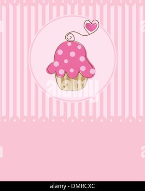 Stück Kuchen, Kuchen-Vektor-illustration Stock Vektor