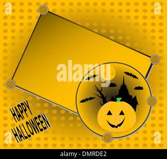 Halloween Einladung für Ihre Partei Karte Vektor Stock Vektor