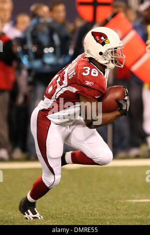 25. Oktober 2009: Arizona Cardinals #36 Runningback LaRod Stephens-HowlingThe Arizona Cardinals besiegten die New York Giants im Giants Stadium in East Rutherford, NJ 24-17. (Kredit-Bild: © Anthony Gruppuso/Southcreek Global/ZUMApress.com) Stockfoto