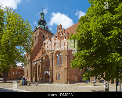 Pfarrei St. Marys Kirche, Wittstock, Brandenburg, Deutschland Stockfoto