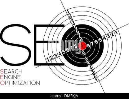 Search Engine Optimization Plakat Stock Vektor