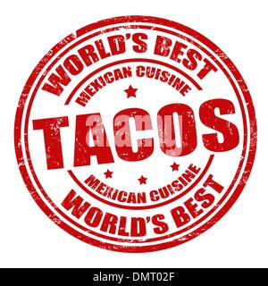 Tacos-Stempel Stock Vektor