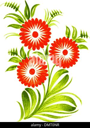 dekorative Blume Stock Vektor