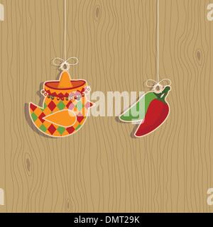 mexikanische Dekoration Stock Vektor