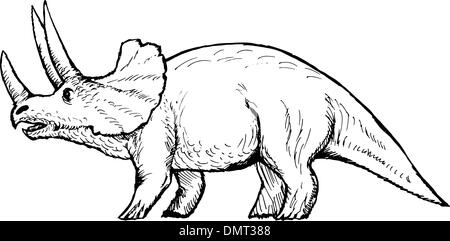Triceratops Stock Vektor