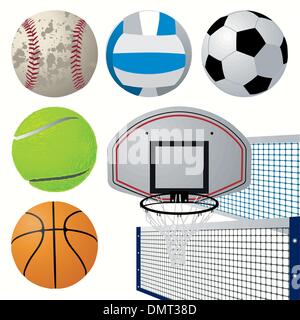 Sport Unterhaltungsausstattung Stock Vektor
