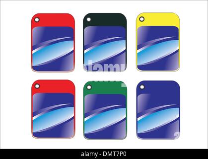 Etiketten des Preises Stock Vektor