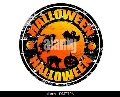 Halloween-Stempel Stock Vektor