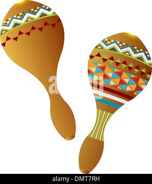 Maracas Stock Vektor