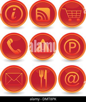 Web Icons set Stock Vektor