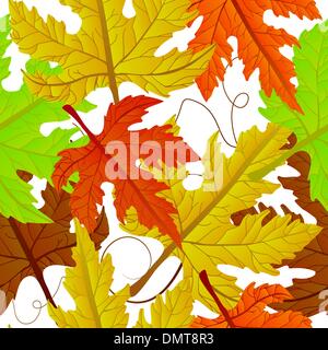 Herbstlaub nahtlose Stock Vektor
