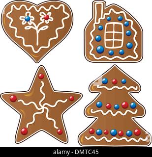 Vektor-Lebkuchen Stock Vektor