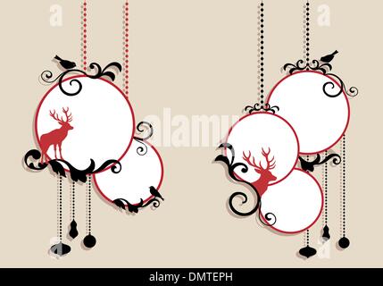 Weihnachtskugeln, Vektor Stock Vektor