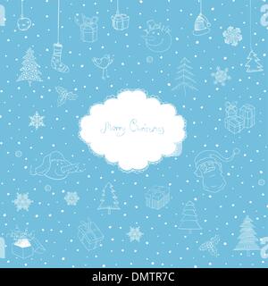 Frohe Weihnachten niedliche Vektor Hintergrund. Stock Vektor