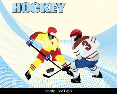 Eishockey-Plakat Stock Vektor