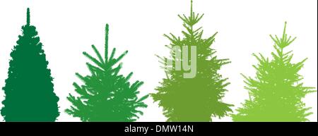 Weihnachtsbaum aufzubauen, Elemente für das design Stock Vektor