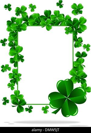 St. Patrick Day Grußkarten Stock Vektor
