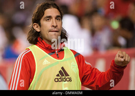 22. August 2009 - Carson, Kalifornien, USA - Nick Garcia während des MLS-Spiels zwischen Toronto FC und Chivas USA im Home Depot Center. (Kredit-Bild: © Brandon Parry/Southcreek Global/ZUMAPRESS.com) Stockfoto