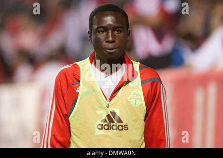 22. August 2009 - Carson, Kalifornien, USA - Gabe Gala während der MLS-Spiel zwischen Toronto FC und Chivas USA im Home Depot Center. (Kredit-Bild: © Brandon Parry/Southcreek Global/ZUMAPRESS.com) Stockfoto